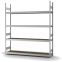 Großfachregal Grundregal ORION PLUS, 2.500×2.250×400 mm, Spanplatte natur