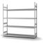 Großfachregal Grundregal ORION PLUS, 2.500×2.500×500 mm, verzinkt