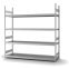 Großfachregal Grundregal ORION PLUS, 2.500×2.500×600 mm, verzinkt