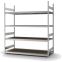 Großfachregal Grundregal ORION PLUS, 2.500×2.250×800 mm, Spanplatte natur