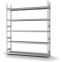 Großfachregal Grundregal ORION PLUS, 3.000×2.500×400 mm, verzinkt