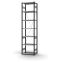 Fachbodenregal Grundregal ORION PLUS, 3.000×750×400 mm, verzinkt