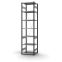 Fachbodenregal Grundregal ORION PLUS, 3.000×750×500 mm, verzinkt