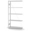 Antibakterielles Regal Anbauregal ORION PLUS, 2.000×1.000×300 mm, verkehrsweiss