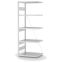 Fachbodenregal Anbauregal ORION PLUS, 2.000×750×500 mm, lichtgrau