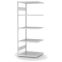 Fachbodenregal Anbauregal ORION PLUS, 2.000×750×600 mm, lichtgrau