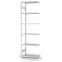 Fachbodenregal Anbauregal ORION PLUS, 2.500×750×400 mm, lichtgrau