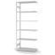 Fachbodenregal Anbauregal ORION PLUS, 2.500×1.000×400 mm, lichtgrau