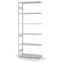 Fachbodenregal Anbauregal ORION PLUS, 2.500×1.000×400 mm, lichtgrau