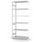 Fachbodenregal Anbauregal ORION PLUS, 2.500×1.000×500 mm, lichtgrau