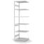 Fachbodenregal Anbauregal ORION PLUS, 2.500×750×600 mm, lichtgrau