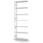 Fachbodenregal Anbauregal ORION PLUS, 3.000×1.000×300 mm, lichtgrau