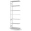 Fachbodenregal Anbauregal ORION PLUS, 3.000×1.000×400 mm, lichtgrau