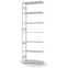 Fachbodenregal Anbauregal ORION PLUS, 3.000×1.000×400 mm, lichtgrau