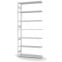 Fachbodenregal Anbauregal ORION PLUS, 3.000×1.300×400 mm, lichtgrau