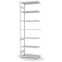 Fachbodenregal Anbauregal ORION PLUS, 3.000×1.000×500 mm, lichtgrau