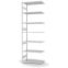 Fachbodenregal Anbauregal ORION PLUS, 3.000×1.000×500 mm, lichtgrau