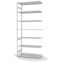 Fachbodenregal Anbauregal ORION PLUS, 3.000×1.300×600 mm, lichtgrau