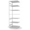 Fachbodenregal Anbauregal ORION PLUS, 3.000×1.000×800 mm, lichtgrau