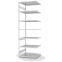 Lebensmittelregal Anbauregal ORION PLUS, 3.000×1.000×800 mm, weiss