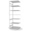 Fachbodenregal Anbauregal ORION PLUS, 3.000×1.000×800 mm, lichtgrau
