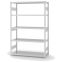 Fachbodenregal Grundregal ORION PLUS, 2.000×1.300×500 mm, lichtgrau