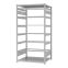 Pendelhefterregal Grundregal ORION PLUS, 2.000×1.000×800 mm, lichtgrau