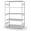 Fachbodenregal Grundregal ORION PLUS, 2.000×1.300×800 mm, lichtgrau