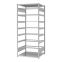 Pendelhefterregal Grundregal ORION PLUS, 2.350×1.000×800 mm, lichtgrau