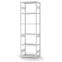 Fachbodenregal Grundregal ORION PLUS, 2.500×750×400 mm, lichtgrau