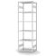 Fachbodenregal Grundregal ORION PLUS, 2.500×750×500 mm, lichtgrau