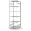 Fachbodenregal Grundregal ORION PLUS, 2.500×750×800 mm, lichtgrau