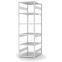 Fachbodenregal Grundregal ORION PLUS, 2.500×750×800 mm, lichtgrau