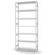 Fachbodenregal Grundregal ORION PLUS, 3.000×1.300×400 mm, lichtgrau