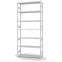 Fachbodenregal Grundregal ORION PLUS, 3.000×1.300×400 mm, lichtgrau