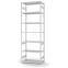 Antibakterielles Regal Grundregal ORION PLUS, 3.000×1.000×500 mm, verkehrsweiss