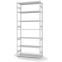 Fachbodenregal Grundregal ORION PLUS, 3.000×1.300×500 mm, lichtgrau
