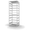 Pendelhefterregal Grundregal ORION PLUS, 3.000×1.000×800 mm, lichtgrau