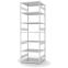 Fachbodenregal Grundregal ORION PLUS, 3.000×1.000×800 mm, lichtgrau