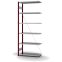 Fachbodenregal Anbauregal ORION PLUS, 2.500×1.000×400 mm, verzinkt