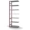 Fachbodenregal Anbauregal ORION PLUS, 3.000×1.000×500 mm, verzinkt