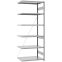 Edelstahlregal Anbauregal ORION PLUS, 2.500×1.000×600 mm, Edelstahl