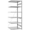 Edelstahlregal Anbauregal ORION PLUS, 2.500×1.000×800 mm, Edelstahl