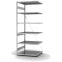 Edelstahlregal Anbauregal ORION PLUS, 2.500×1.000×800 mm, Edelstahl