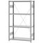 Edelstahlregal Grundregal ORION PLUS, 1.750×1.000×400 mm, Edelstahl