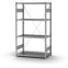 Edelstahlregal Grundregal ORION PLUS, 1.750×1.000×500 mm, Edelstahl