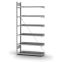 Aktenregal Anbauregal ORION PLUS, 2.000×1.000×300 mm, verzinkt
