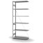 Fachbodenregal Anbauregal ORION PLUS, 2.500×1.000×400 mm, verzinkt