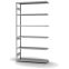 Fachbodenregal Anbauregal ORION PLUS, 2.500×1.300×400 mm, verzinkt