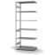 Fachbodenregal Anbauregal ORION PLUS, 2.500×1.000×500 mm, verzinkt